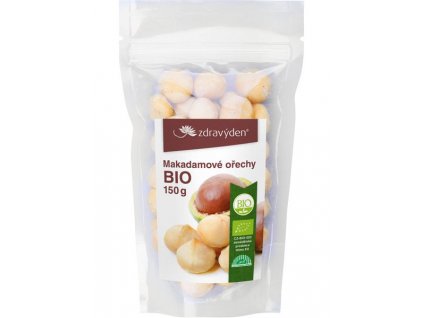 Makadamové ořechy BIO loupané 150g  + Při koupi 12 a více kusů 3% Sleva
