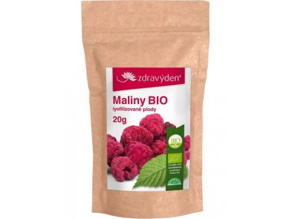 Maliny BIO sušené mrazem 20g  + Při koupi 12 a více kusů 3% Sleva