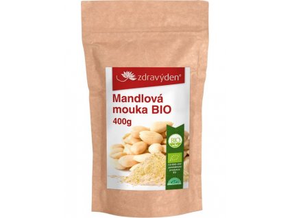 AKCE Mandlová mouka BIO 400g + Při koupi 12 a více kusů 3% Sleva