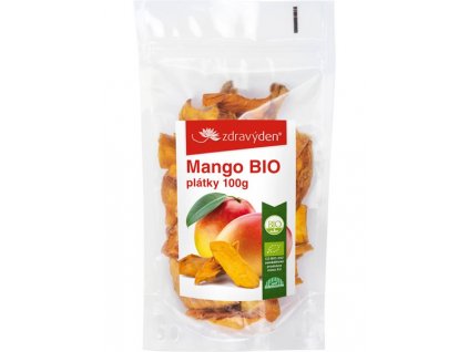 Mango BIO plátky 100g  + Při koupi 12 a více kusů 3% Sleva