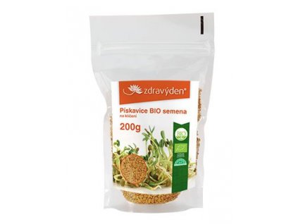 Pískavica BIO - semená na klíčenie 200g