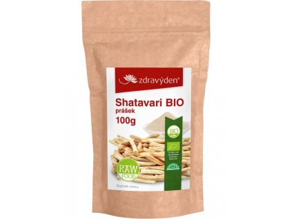 Shatavari BIO prášek 100g  + Při koupi 12 a více kusů 3% Sleva