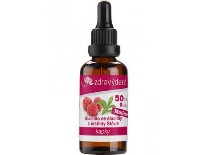 Sladidlo kvapky 50ml, malina