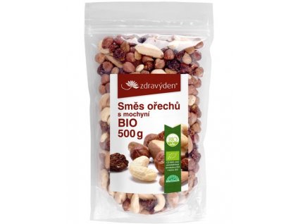 Směs ořechů s mochyní BIO 500g  + Při koupi 12 a více kusů 3% Sleva