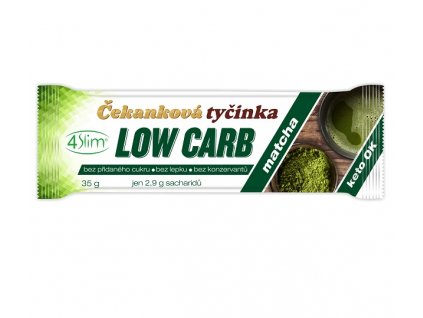 Tyčinka čekan. Low Carb matcha bezl. 35g 4SLIM