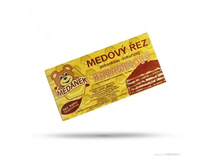 Rez medový poh.-kuk. karamelový bezl. 370g MEDÁNOK