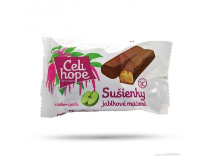 Biscuiti cu mere inmuiati in lapte. 50g CELIHOPE