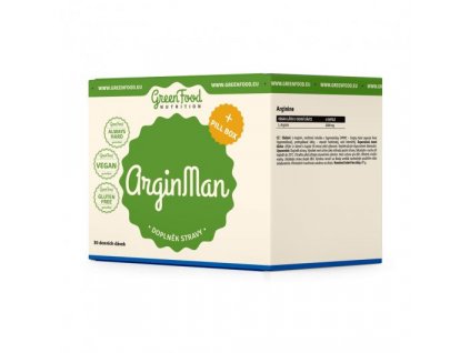 ArginMan + Pillbox 1 bal. GREENFOOD NUTR.