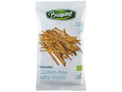 Tyčinky slané bez lepku 45 g BIO BIOPONT