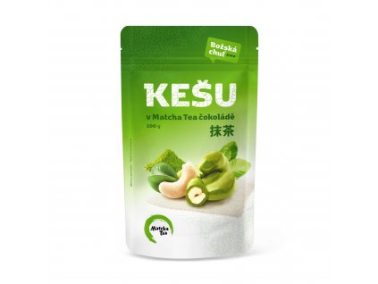 Kešu ořechy v matcha tea čokoládě 100 g MATCHA TEA