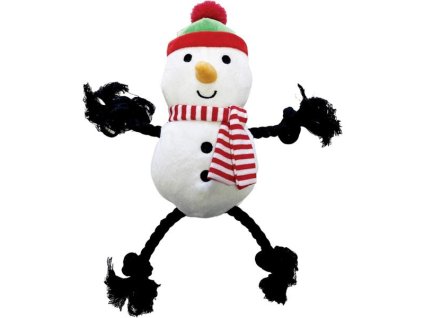 Plüschtier + Seil Ropee Body Schneemann HP 28cm