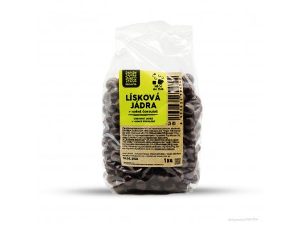 Hazelnut kernels in dark chocolate 1kg PROVITA
