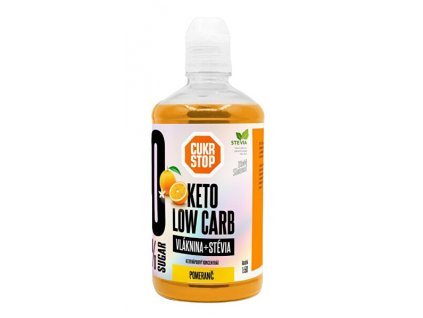 Koncentrát náp. Keto Low Carb pomeranč 0,5l CUKRSTOP