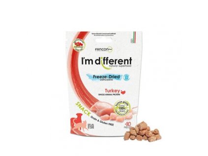 I´M DIFFERENT SNACK krůta - mrazem sušený pamlsek, 40 g