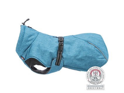 Zateplený zimní kabátek RIOM, modrá (Velikost oblečku RIOM L:62cm, hruď:66-92cm, krk: do 56cm)