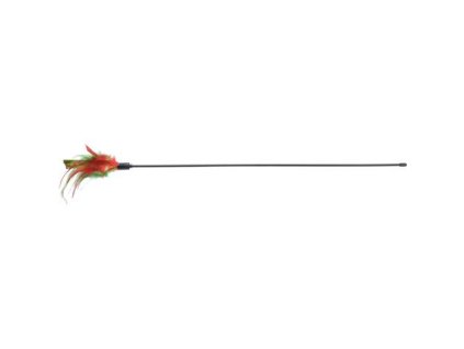 Xmas rod - vánoční hrací prut s peříčky, 50 cm, plast