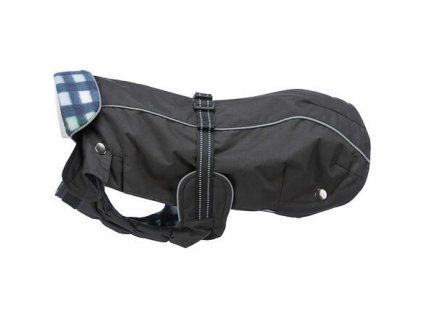Outdoorový kabátek ROUEN 2v1, střih buldok, černá/modrá (Velikost oblečku ROUEN M:52cm, hruď:54-84cm, krk:54-66cm)