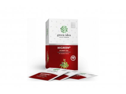 Čaj MIGREEN bylinný čaj - Green idea 20x1,5g