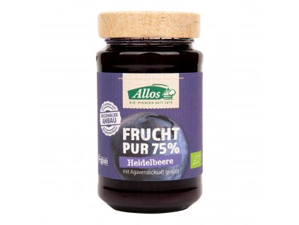 VÝPREDAJ!!! Pomazánka ovocná čučoriedka 250 g BIO ALLOS