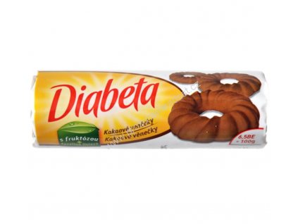 Věnečky Diabeta kakaové 100g PLH