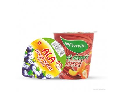 Dezert ALA sojový borůvka 135g PROVITA