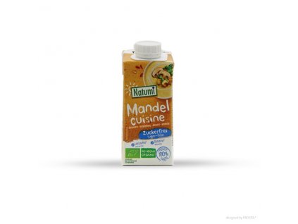 Almond cream for baking and cooking without fat 200ml BIO NATUMI