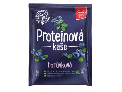 Kaše proteinová borůvka 65g SEMIX