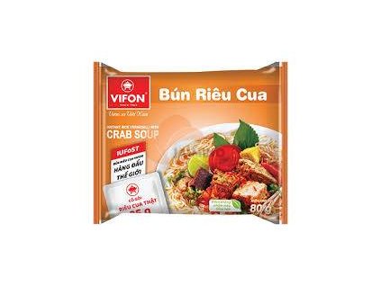 VIFON Inst. nudle - krabí "bun rieu cua" 80g