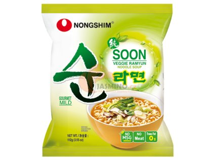 NONGSHIM SOON instant vegetable noodle soup 112g