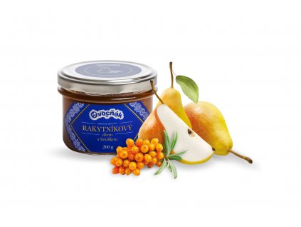 Sea buckthorn jam with pear 200 g ORCHARD