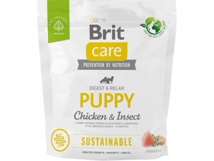 Brit Care Dog Sustainable Puppy Chicken+Insect 1 kg