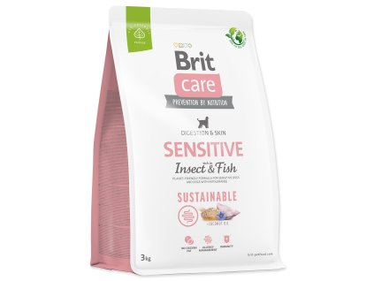 Feed Brit Care Dog Sustainable Sensitive Insect & Fish 3kg