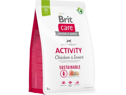 Brit Care Dog Sustainable Activity Chicken+Insect 3 kg