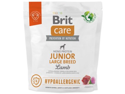 Feed Brit Care Dog Hypoallergenic Junior Large Breed Lamb 1kg
