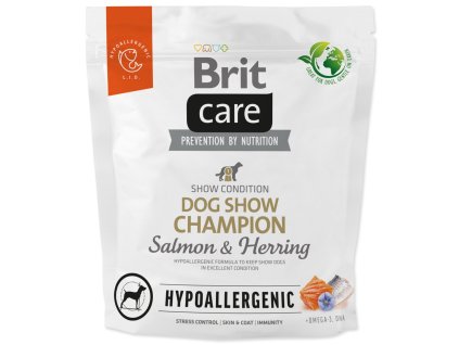 Feed Brit Care Dog Hypoallergenic Dog Show Champion Salmon & Herring 1kg