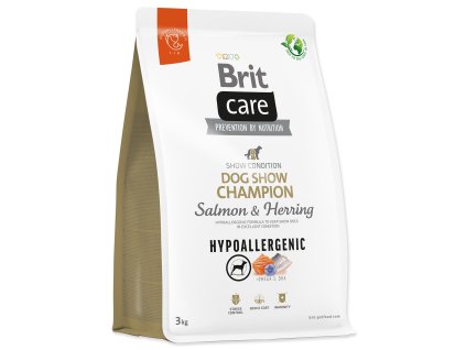 Feed Brit Care Dog Hypoallergenic Dog Show Champion Salmon & Herring 3kg
