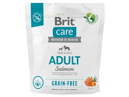 Feed Brit Care Dog Grain-free Adult Salmon 1kg