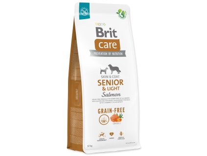 Feed Brit Care Dog Grain-free Senior & Light Salmon 12kg