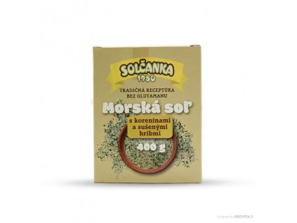 Sůl mořská s kořením a suš. hřiby 400g SOLČANKA