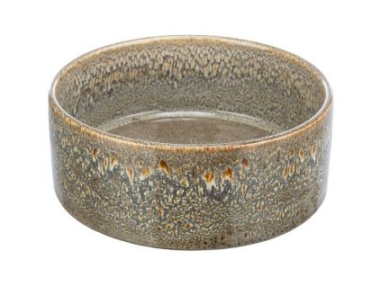 Keramická miska, hnědá (Velikost keramické misky 0,4 l/ ø 13 cm)
