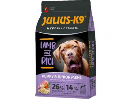 JULIUS K-9 HighPremium PUPPY&JUNIOR Hypoallergenic LAMB&Rice