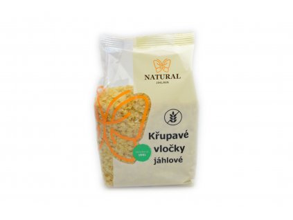 Křupavé vločky JÁHLOVÉ - Natural 200g