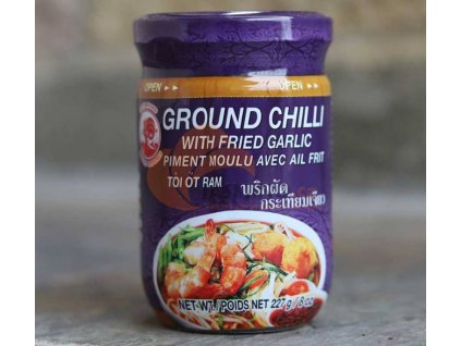 COCO Chili macinat cu usturoi prajit 227g