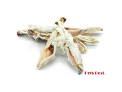 Pets Best, rabbit ears with fur, 90 g