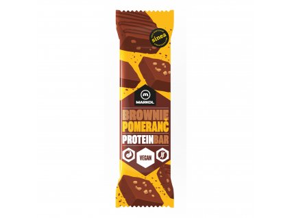 VÂNZARE!!! Baton de brownie proteic si portocala 40 g MARKOL