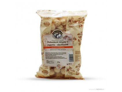 Buchweizenchips in Joghurt-Zimt ohne Zucker. 80 g Käsekuchen