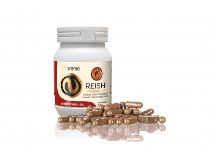 Reishi EXTRACT prémium 100 kapslí - Nupreme 30g