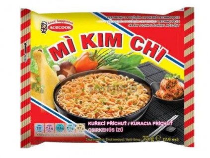 ACE KIM CHI Instantní nudle - kuřecí 75g