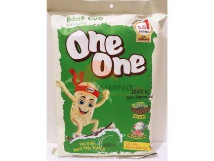 ONE ONE rýžový cracker - mořské řasy a gril. chobotnice 104g