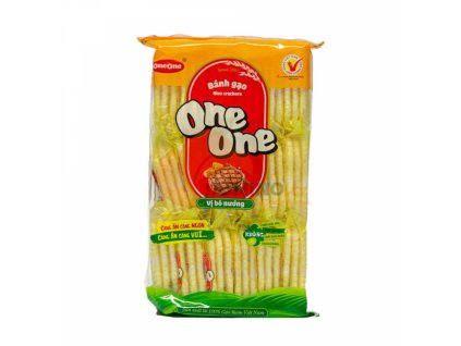 ONE ONE rice cracker with beef flavor 150g
